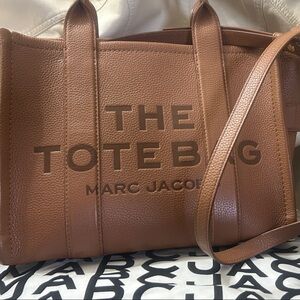 Marc Jacobs Tan Leather Tote Bag